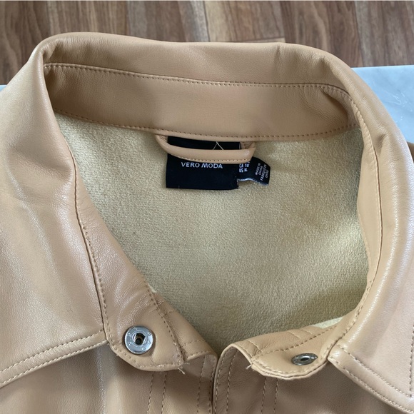 Vero Moda Vegan Leather Jacket - Picture 3 of 10